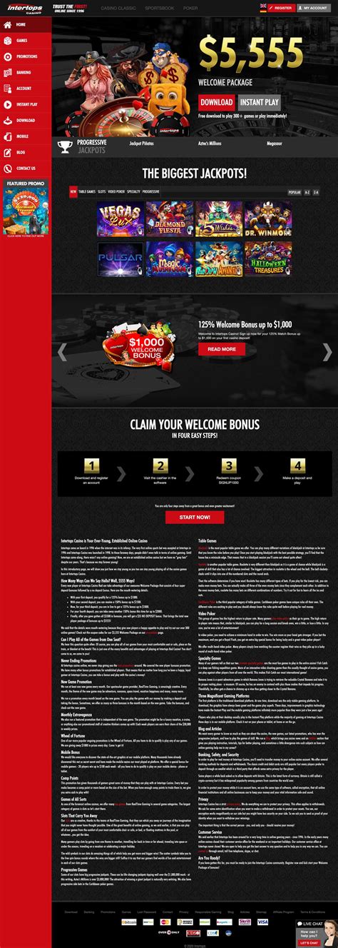 intertops casino|Intertops Casino Review 2022 .